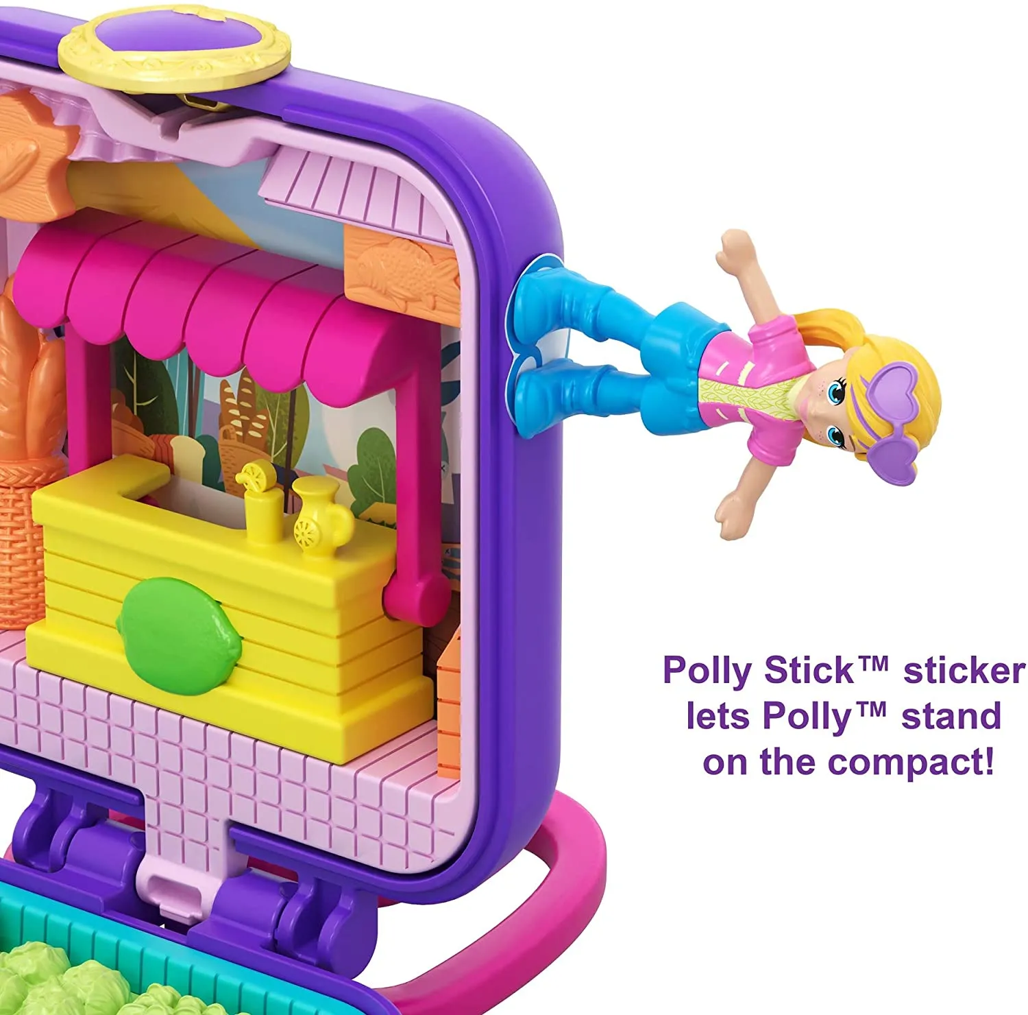 Polly Pocket Tiny Pocket Places Polly Farmer’s Market Compact