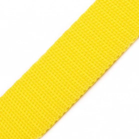 Polypropylene Webbing 25mm - Yellow