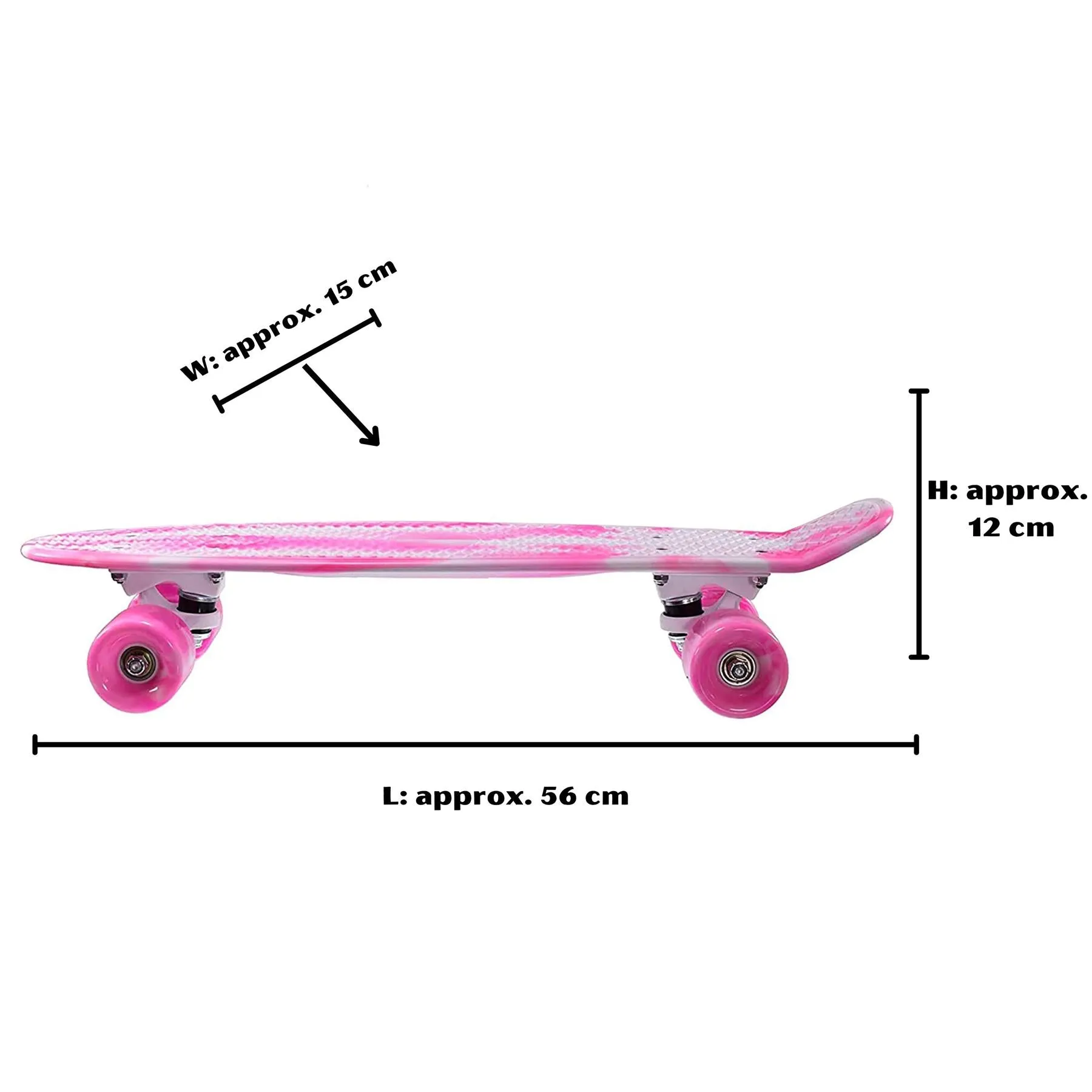 Retro Skateboard Pink