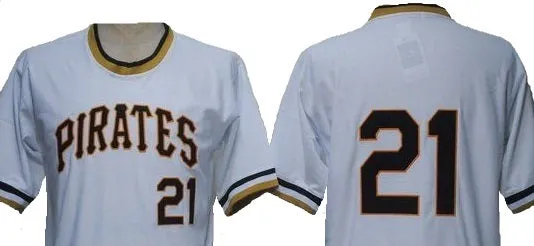 Roberto Clemente Pittsburgh Pirates Throwback Baseball Jersey