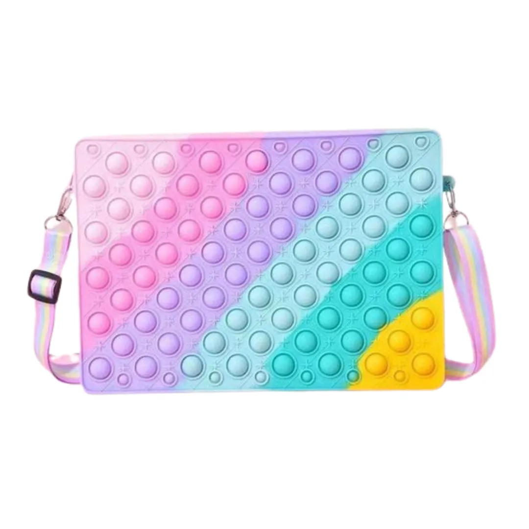 Sensory Rainbow Pop It Fidget Bag