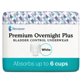 Starter Pack of Premium Plus Overnight Underwear for Men