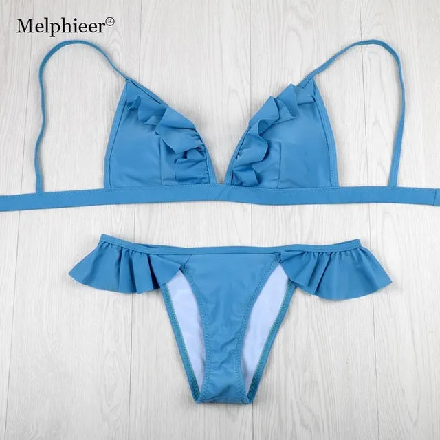 Swimwear Bikini Push Up Bikini Brazilian Sexy Bandage Beach Swimwear Ladies Swimsuit Bathing Suit Maillot De Bain Femme H020