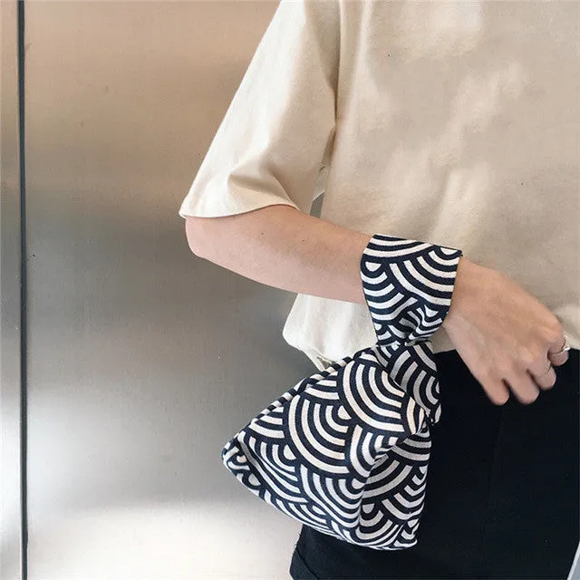 TANGIMP Cotton Wristlets Bags Women's Geometric Bolsa Feminina Lady Casual Handbag Clutch Purse Tote Wallets sac Japan Style