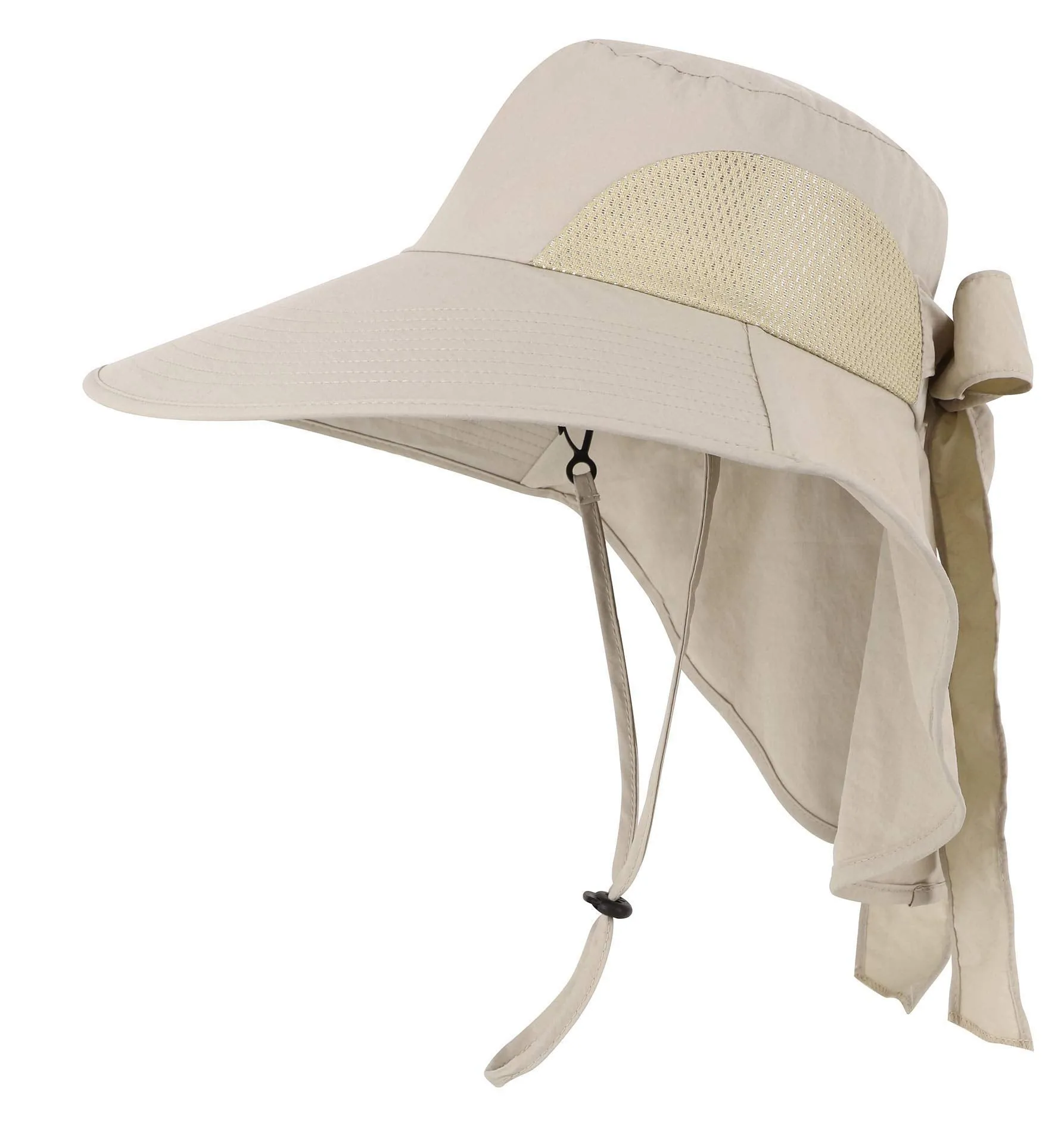 UPF 50  Wide Brim Gardening Hat with Neck Flap