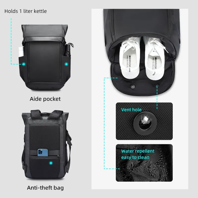 Urban Travel:  Multifunctional backpack