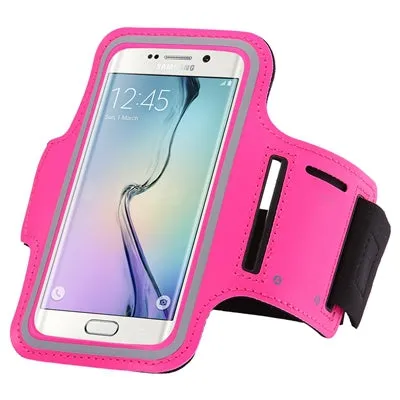 Women Men Waterproof Running Sport Arm Band Leather Case Universal Phone Bag Case For iPhone 6 7 5 5S Fashion Mobile Phone Band