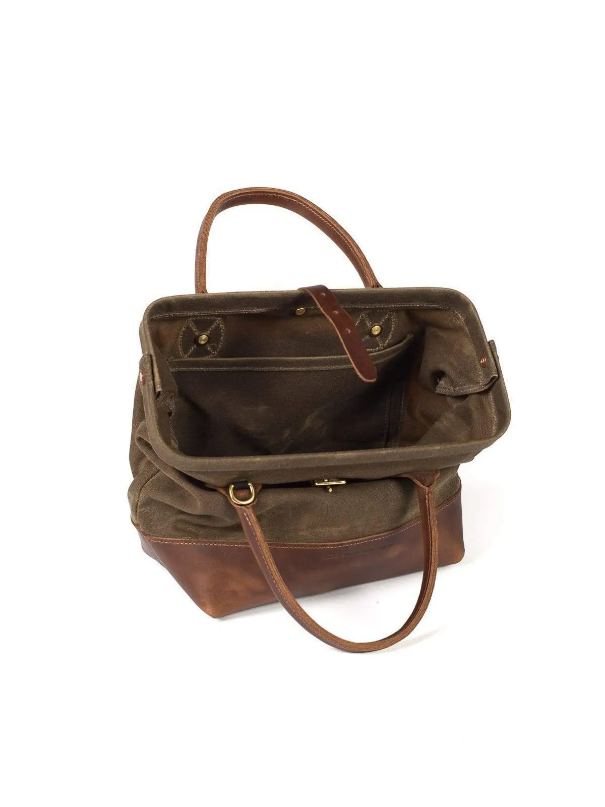 Wood&Faulk Sidecar Everyday Bag Cascade Range Tan